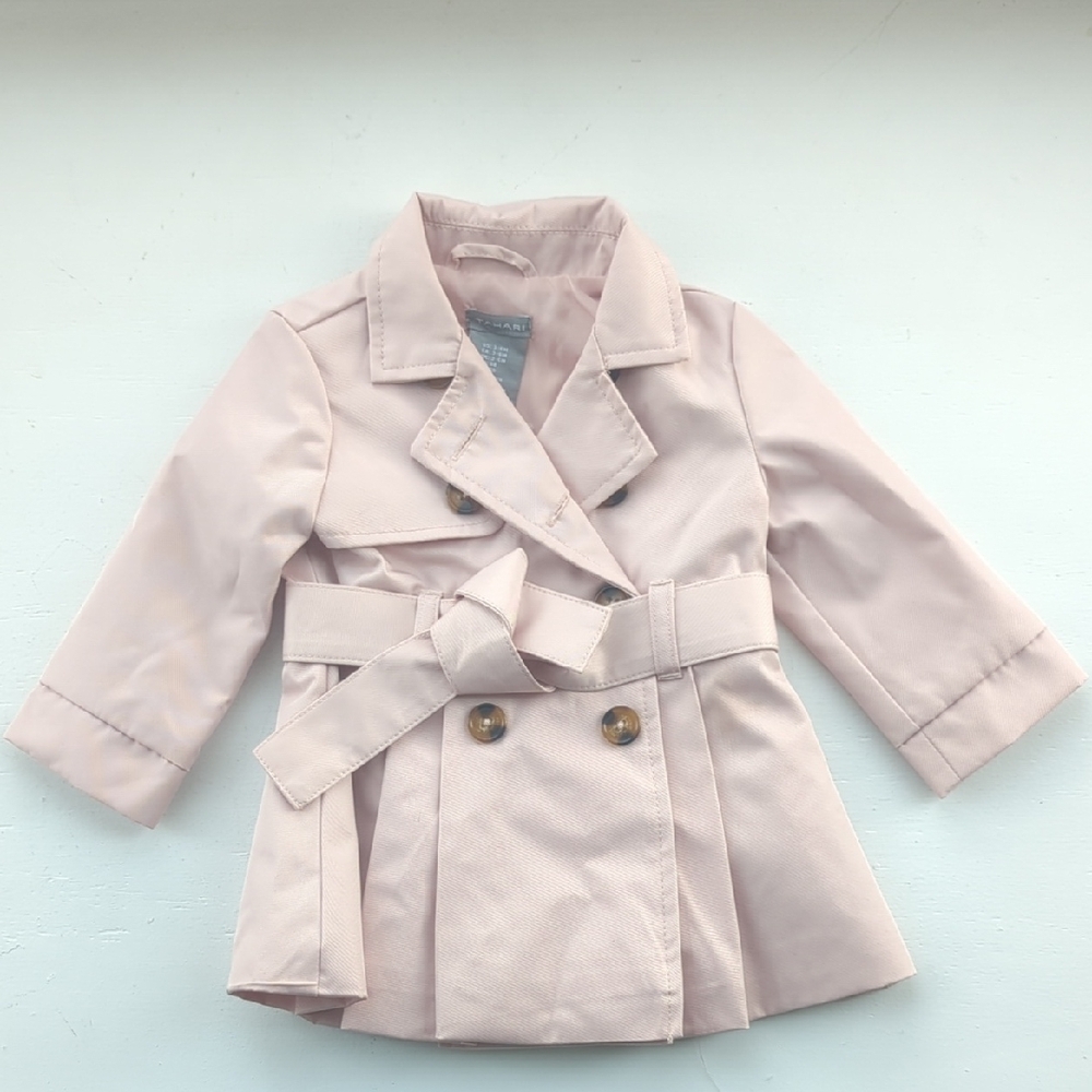 NWT Tahari Baby | Little Mauve Trench Coat